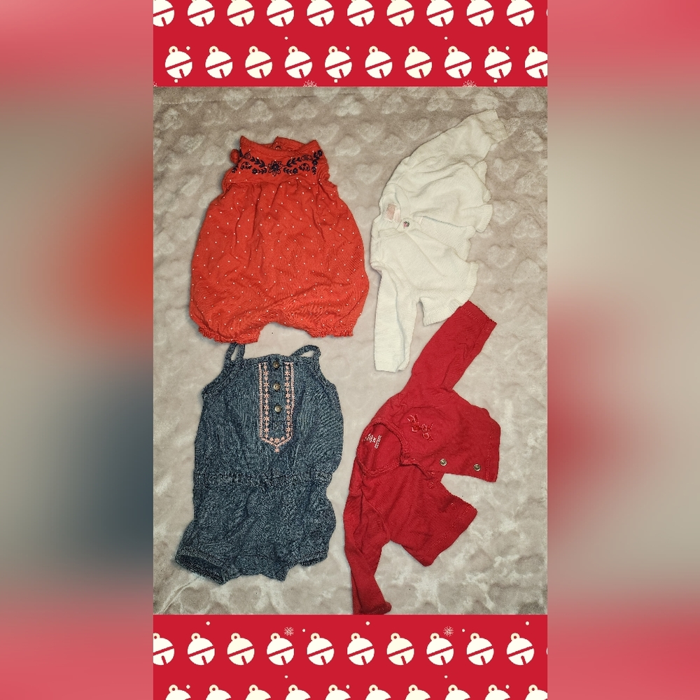 3M 4 PC Set Rompers and Sweaters $8